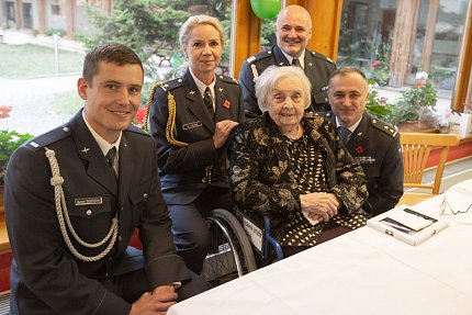 Paní Vlasta Šišková oslavila 101. narozeniny