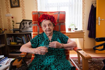 Paní Vlasta Šišková oslavila 101. narozeniny