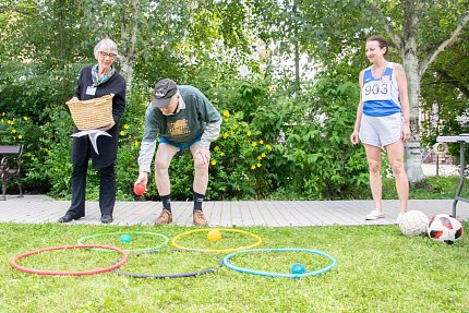 Zahrada Sue Ryder se proměnila v dějiště Letních her. 